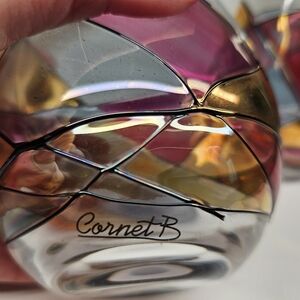 Cornet B Multicolor Glass Tumbler